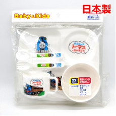 日本製 Thomas兒童餐具5件套組合  ★可微波爐使用 ★100%日本製