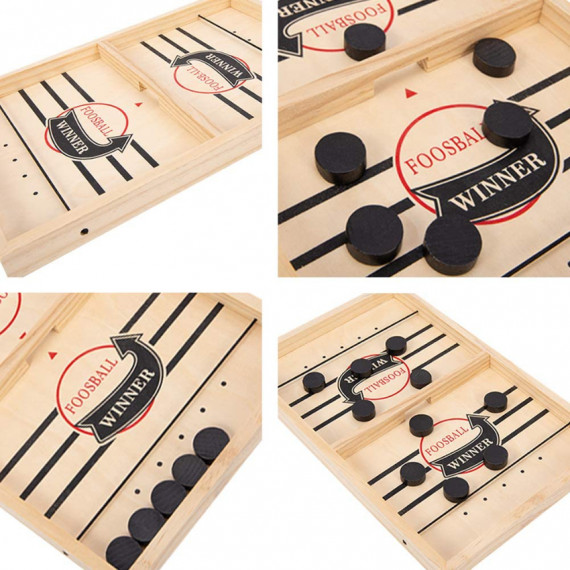 amazon人氣熱賣 親子桌面競技雙人彈射棋Foosball Winner Board Game益智桌遊玩具