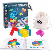 amazon人氣熱賣 3D STACK MASTER空間邏輯感訓練益智玩具--蒙特梭利兒童數學早教益智玩具教具！幼稚園&小學老師强力推薦！直私小學面試必玩！