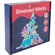 蒙特梭利兒童益智玩具--小恐龍積木平衡曡曡高益智玩具