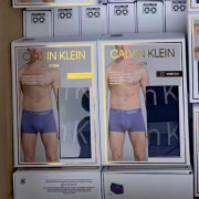 超人氣熱賣 Calvin Klein 精裝冰絲綿男裝底褲内褲（一盒3條）