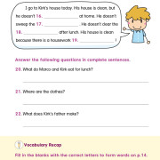 Primary English – Comprehension & Vocabulary (1A/B-3A/B)