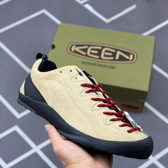 美國人氣戶外品牌Keen Jasper Rocks 都市系列復古戶外露營行山登山運動鞋---卡其色