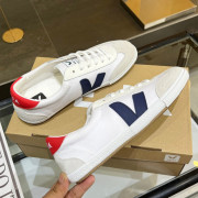 韓國限定版 VEJA經典復刻帆布深藍V白波鞋