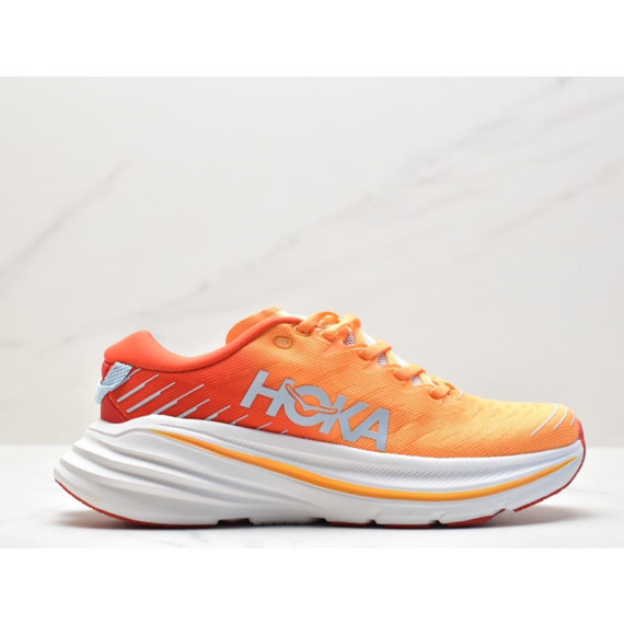 歐洲限定版 HOKA M CLIFTON 9全新配色--紅橙漸變色輕量緩震跑鞋運動鞋波鞋