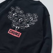 日本人氣潮牌 限量版CHUMS經典人氣企鵝LOGO心形印花圓領衛衣