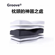 英國暢銷家居品牌GROOVE記憶海綿枕頭