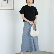 日本限定 夏日人氣POLO RALPH LAUREN女裝立體刺繡LOGO短身款Tee