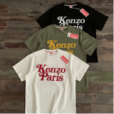 日本限定 KENZO經典字母LOGO前後印花短袖Tee
