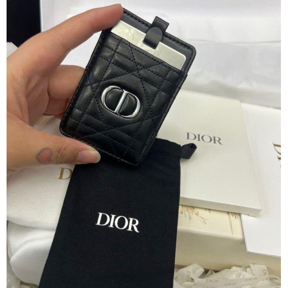 Dior化妝品專櫃VIP貴賓兌換專用卡片套連鏡( 附塵袋禮盒) 